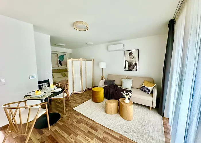 Daire River Passage Garage/ac/balcony *