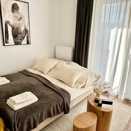 Appartement River Passage Garage/ac/balcony Boedapest